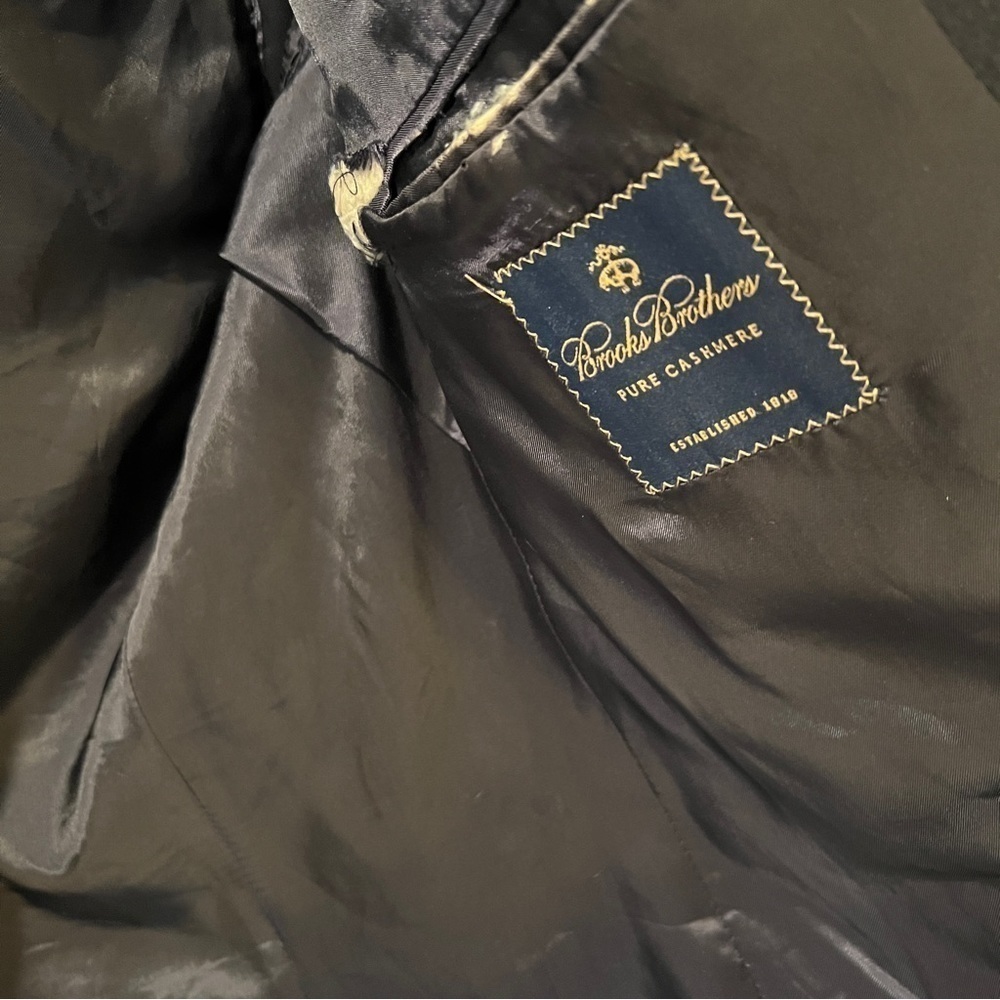 Brooks Brothers Loro Piana Cashmere Blazer Sport Coat Navy Blue - Picture 8 of 10